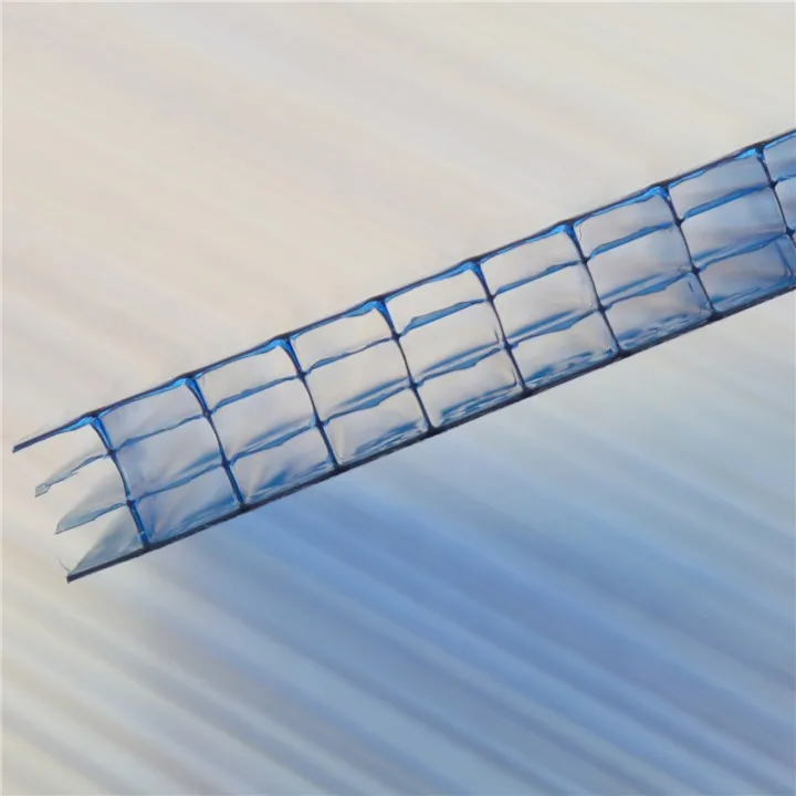 Clear outdoor hard coating multiwall polycarbonate panel roof sheets