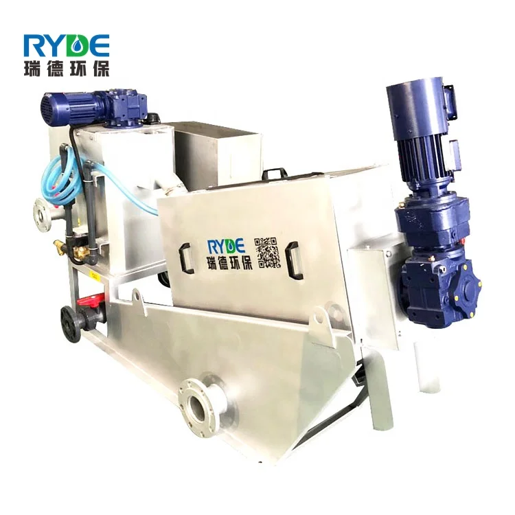 Automatic Screw Dewatering Machine and Sludge Dehydrator for Wastewater Treatment