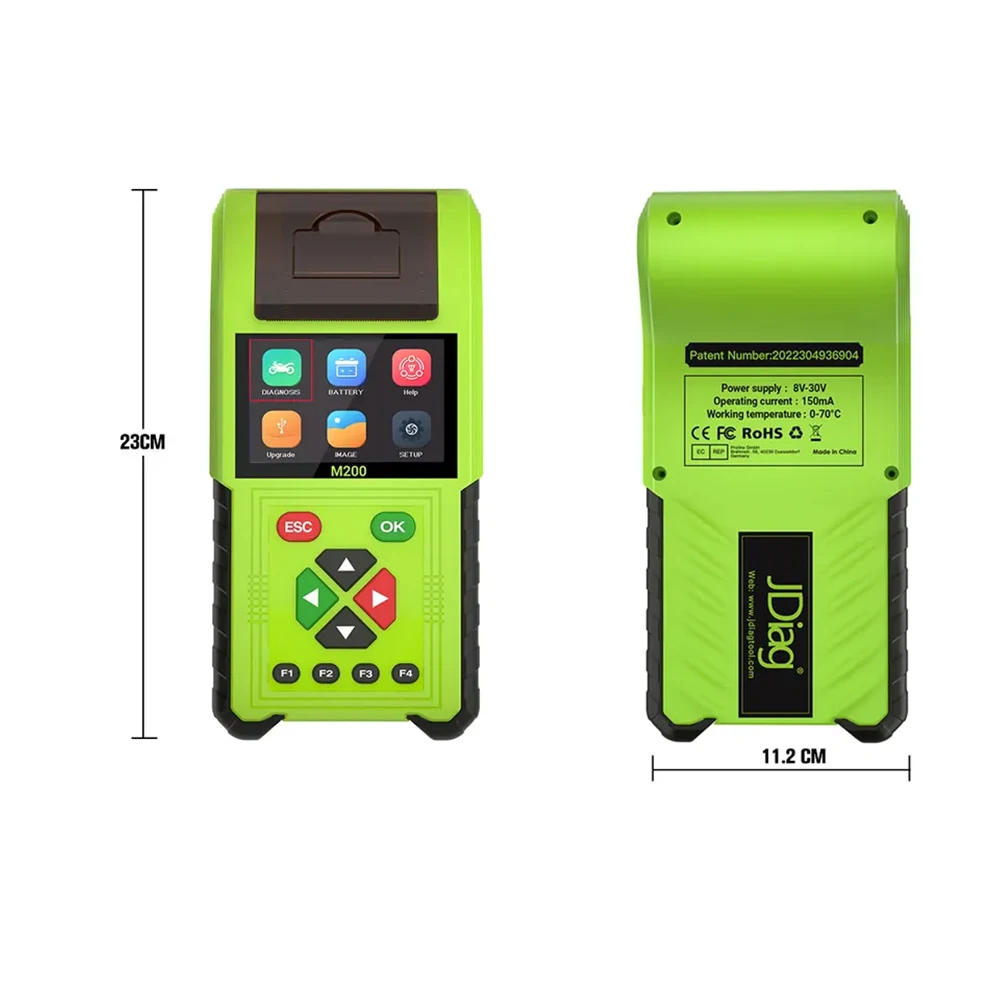Motorcycle Scanner JDiag M200 OBD2 Clear fault codes Motorcycle Diagnostic Tool For Kawasaki Yamaha Suzuki KTM HONDA Etc Motor