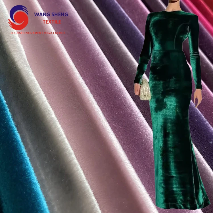 Velvet Satin Fabrics Velvet Dress Fabrics Shimmering Velvet Dress Fabric