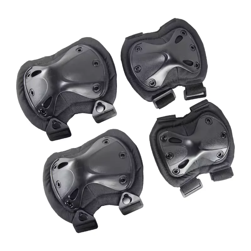 Factory 4pcsTactical Knee Pads Elbow Pads Outdoor Knee Protectors Sport Hunting Skating Safety Gear Knee Guard ElbowShell
