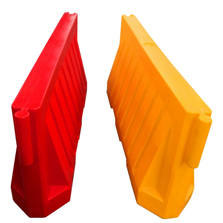 2 meter vehicle control road divide construction safety Jersey water wall barricade Sand Water filled Plastic traffic barriers