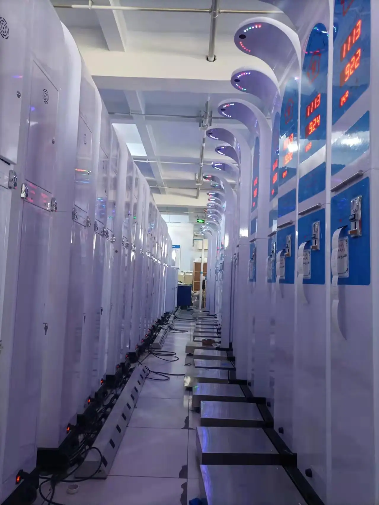 HW-900 weighing scale using coins vending bmi weight and height machine coin scale