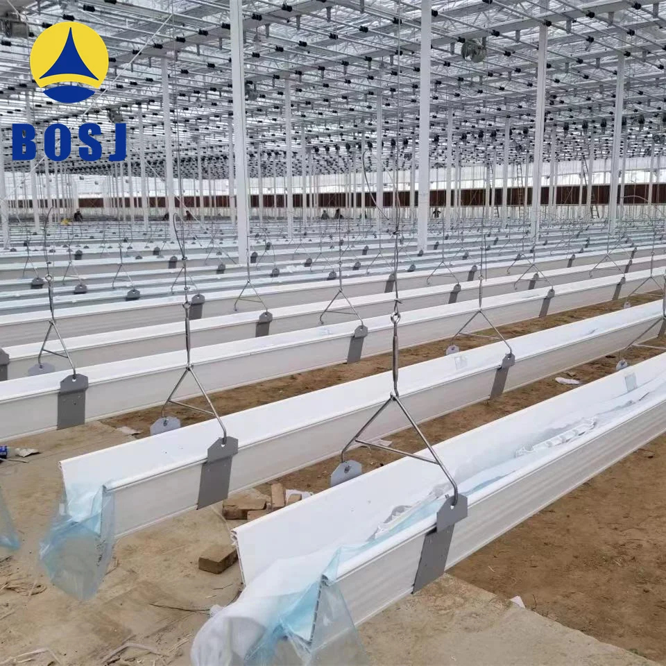 Greenhouse Waterdown Galvanized Metal Rain Gutter Profile Cold Roll Forming Machine