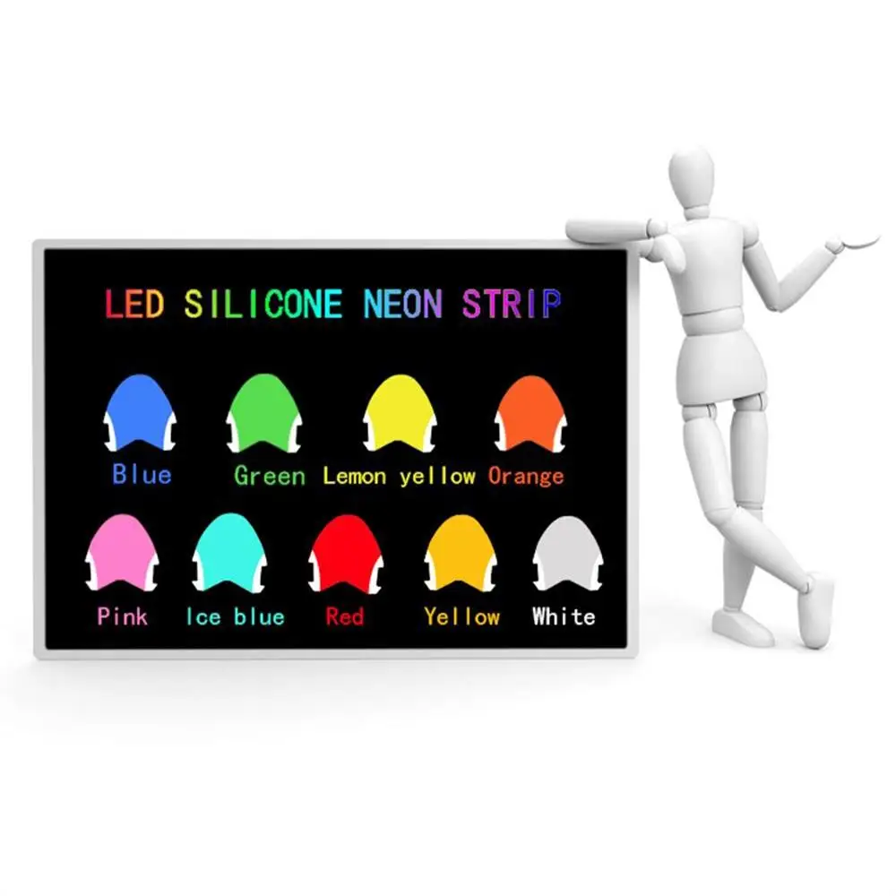 2021 new product 6mm 8mm silicone led 12v 5v separate led neon flex tube light