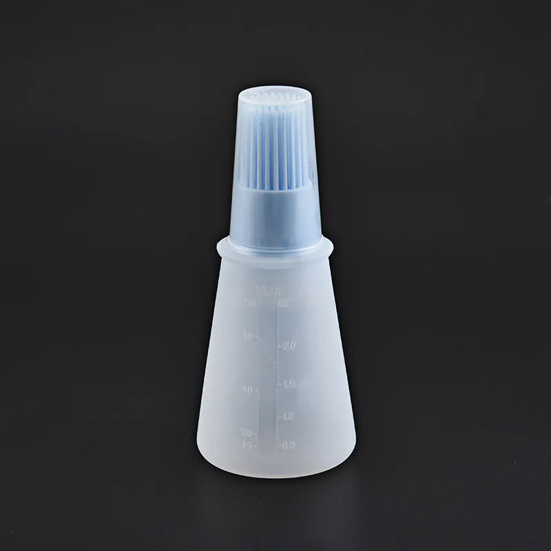 Food Grade Silicone Oil Bottle Brush Silicone Baking Brush Silicone Basting Brush With Oil Bottles