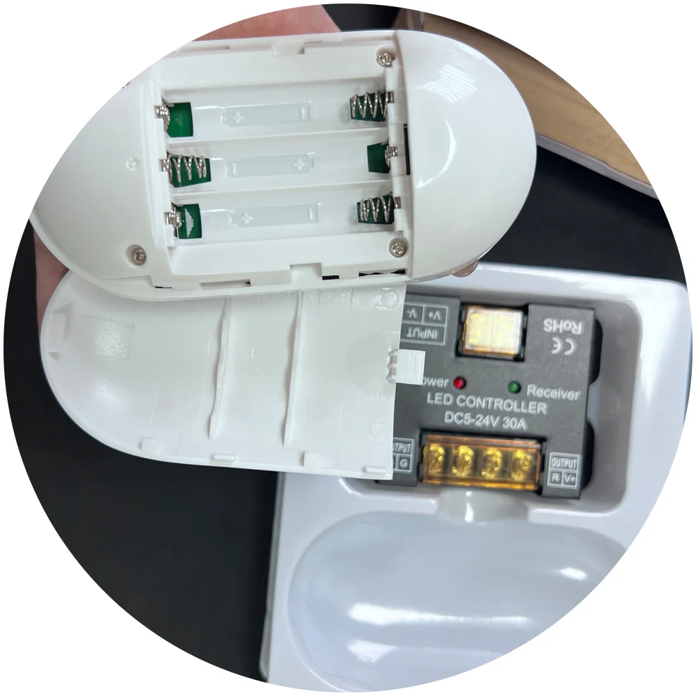 single dimmer DC 12V DC 24V  30A rf remote touch single LED controller for led neon light