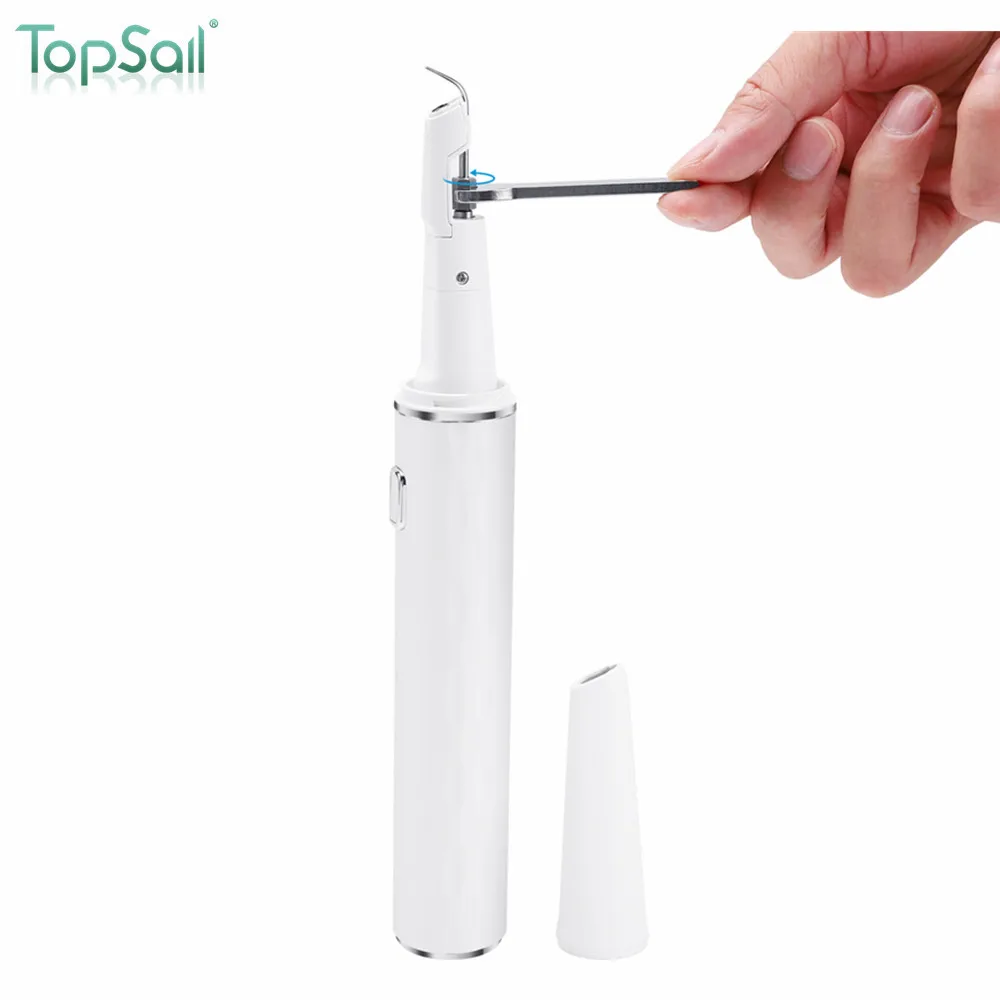 Topsall 2021 new arrival Ultrasonic Dental Teeth Cleaner with LED light and 1080P camera tooth Calculus remover