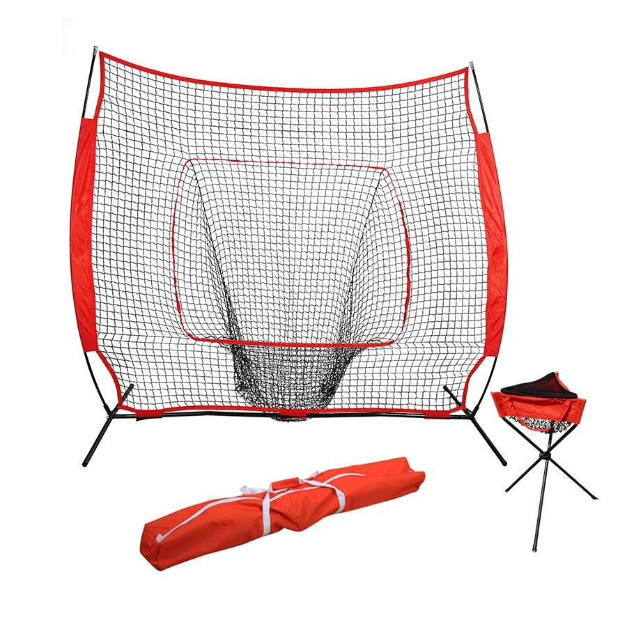 Easy Assembly baseball nylon netting custom 7ft*7ft Baseball Net