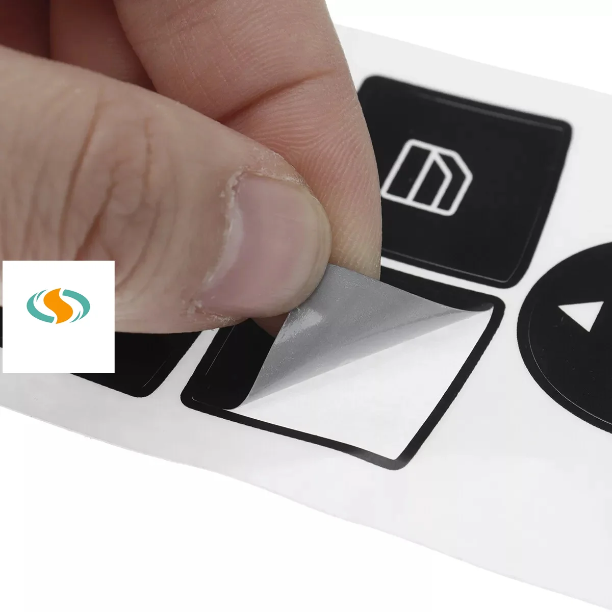 Black Window Switch Button Repair Decal for Mercedes Benz Cars Accessories Type