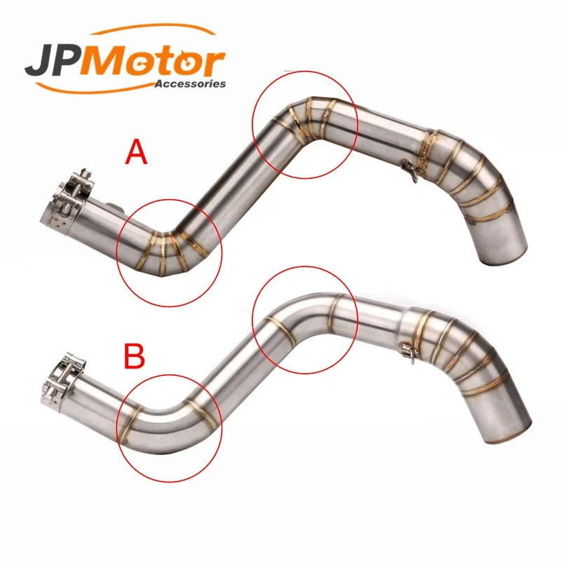 JPMotor Motorcycle Exhaust System KTM DUKE 200 42/44mm Motorcycle Exhaust Middle Pipe