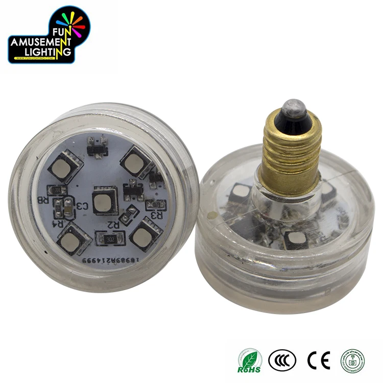 Самый дешевый пиксель свет 9 светодиодов авто развлечений RGB кабошон LED 40 мм E10