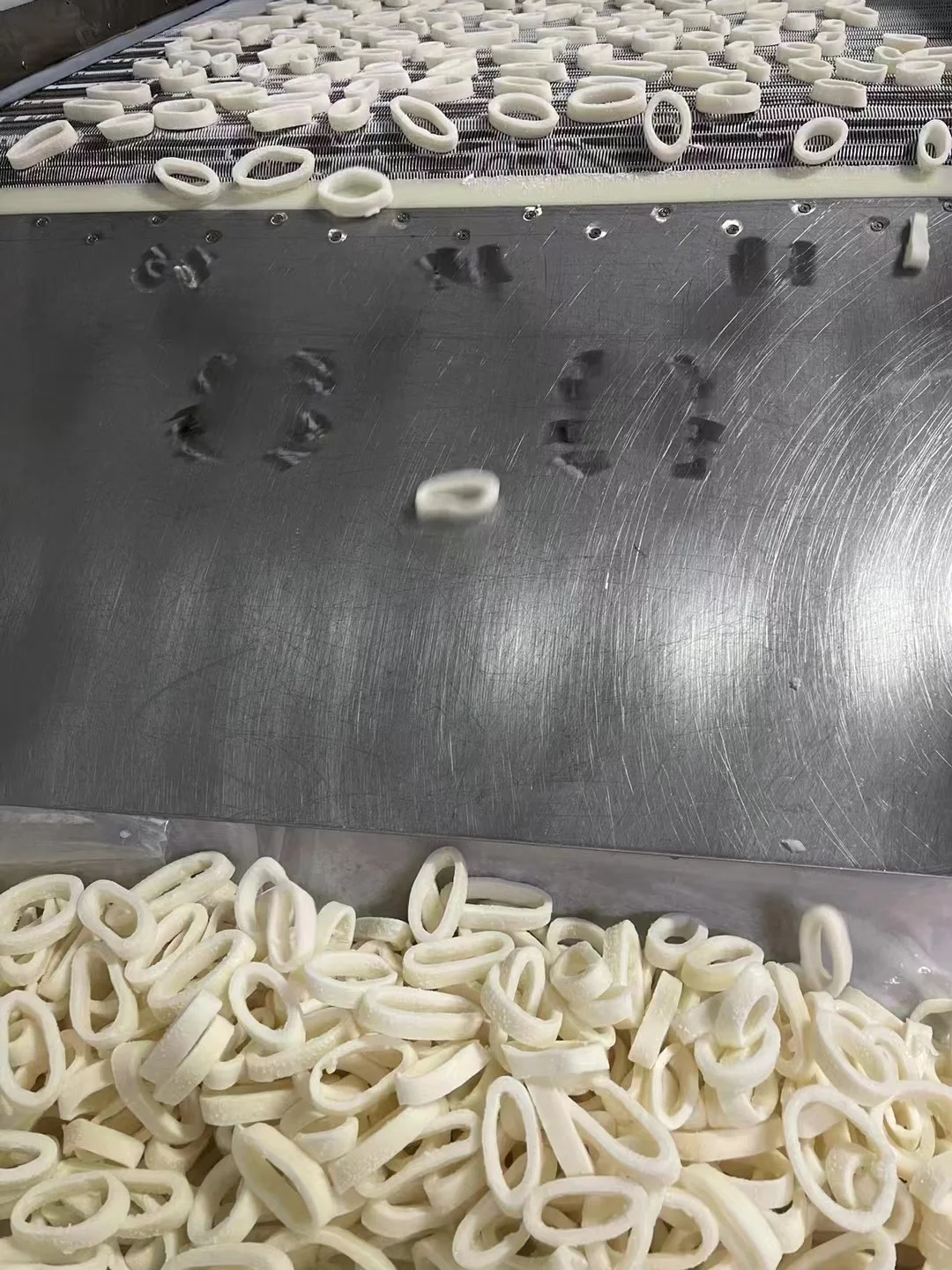 squid ring skin off Squid processing squid ring good quality without  skin