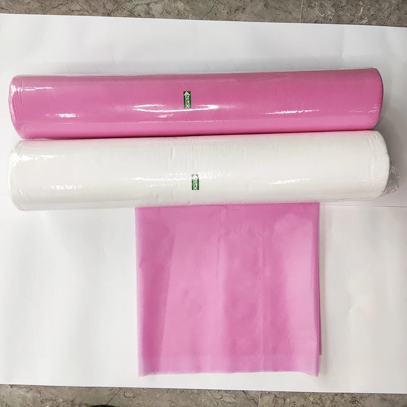 Fitted sheet massage pp non woven disposable bed sheet for spa