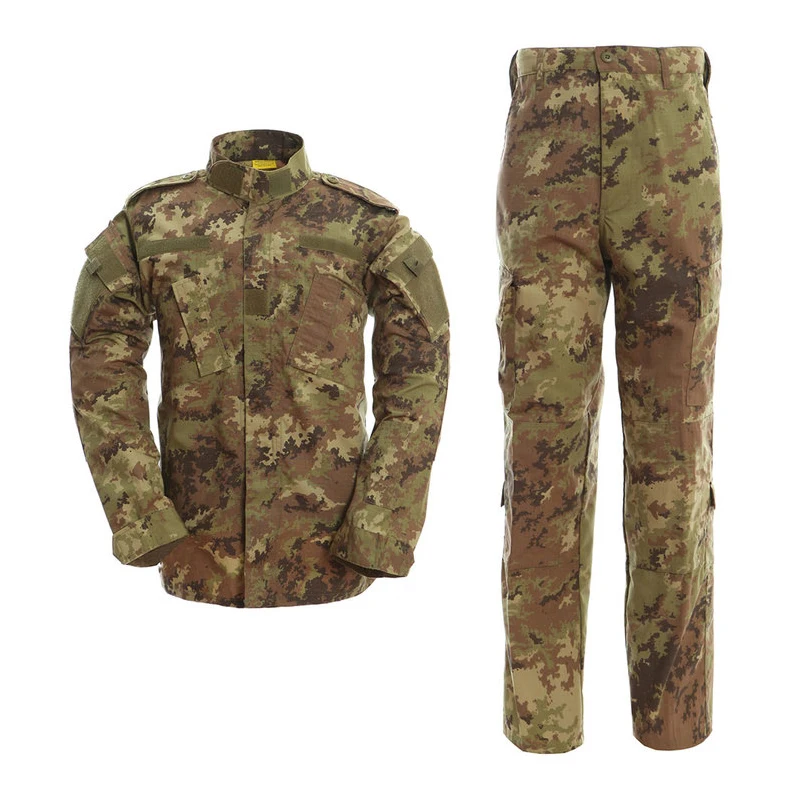 Wholesale Price Italian tactical Uniform Vegetated Pattern Training Camouflage  Uniform