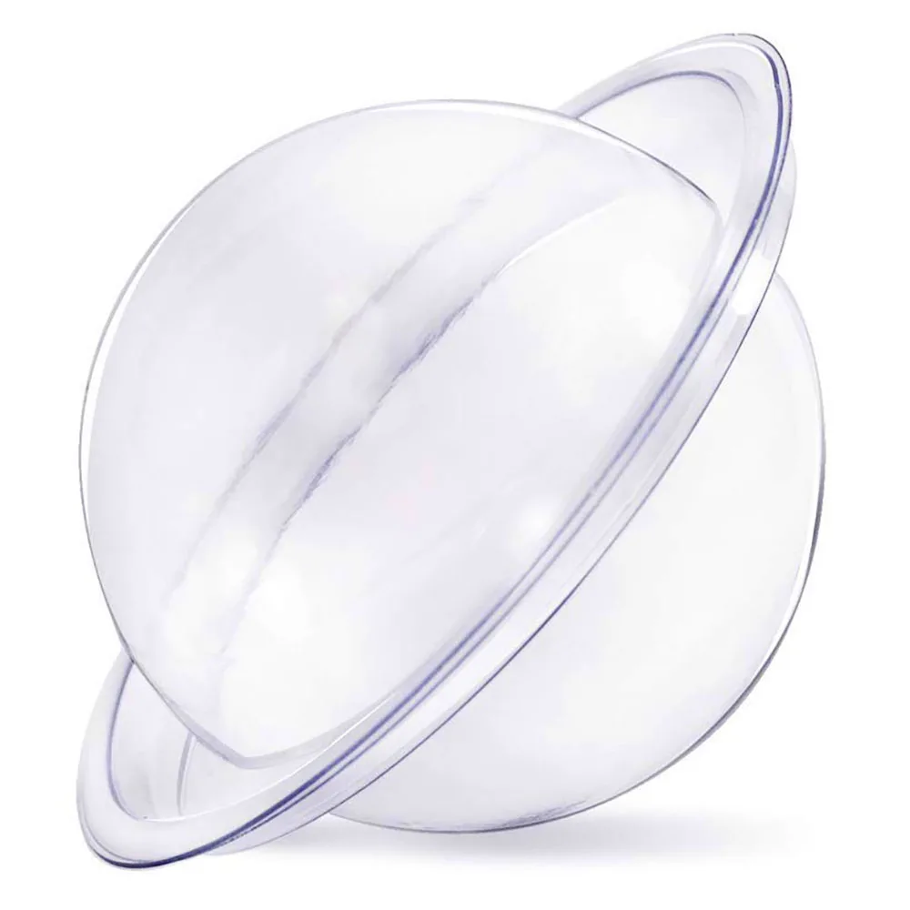 Custom disposable transparent blister plastic hollow PET material clamshell bath ball plastic packaging