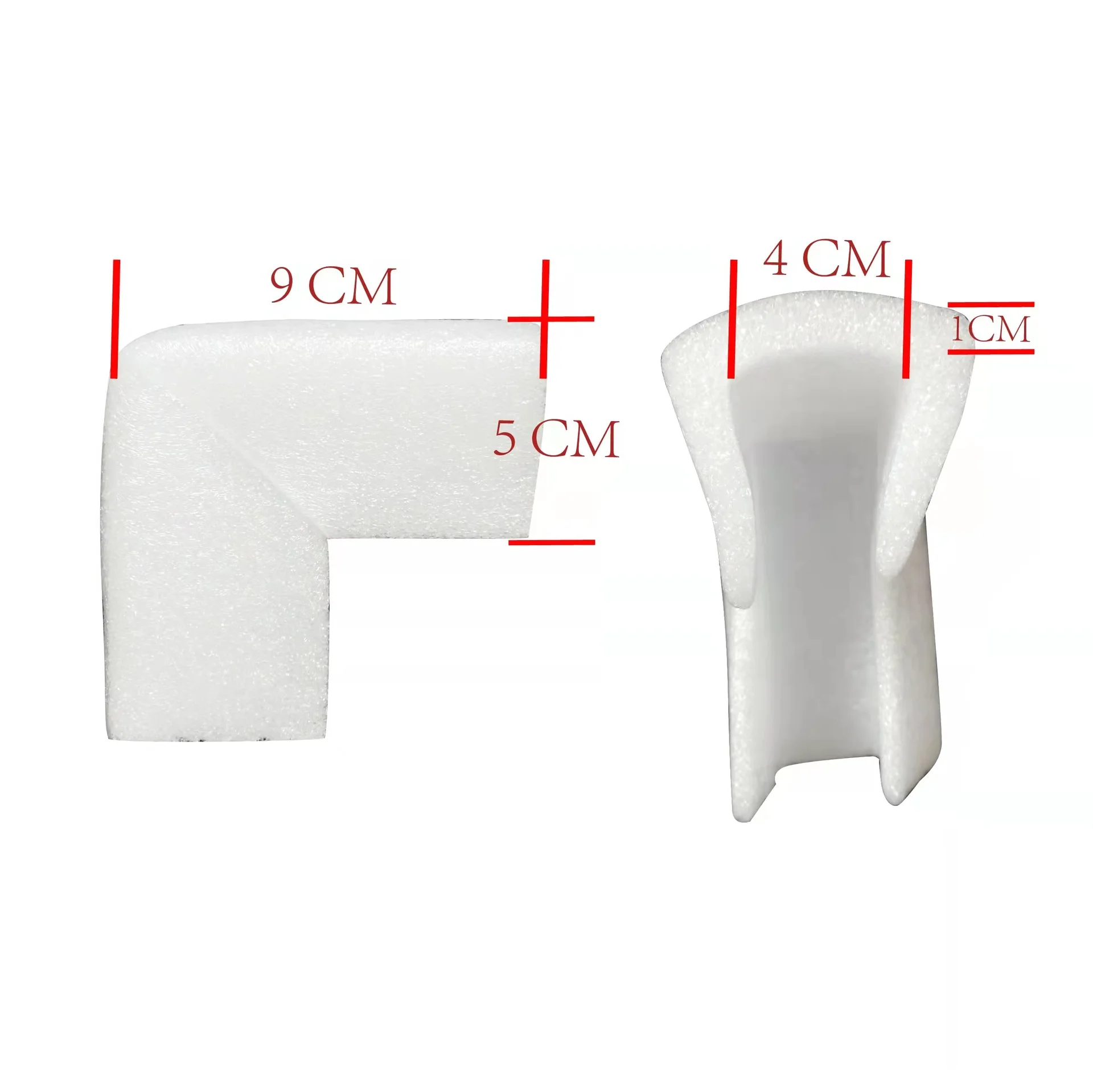 Custom Packaging Furniture Edge Anti-collision U Shape L Right Angle EPE Foam Corner Protector
