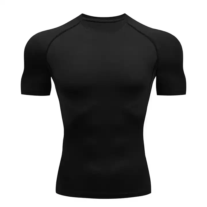 Спортивный топ футболки Rashguard индивидуальная одежда для фитнеса тренажерного зала Мужская футболка с
