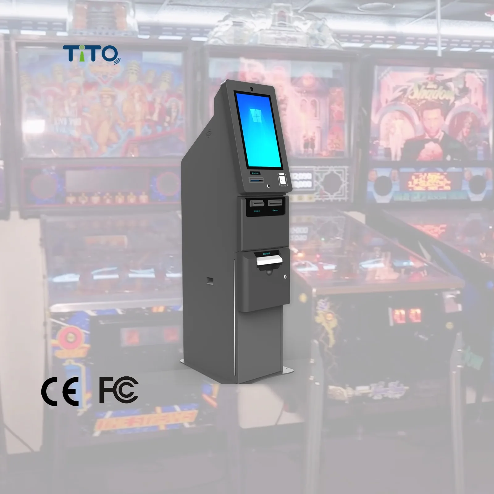 Навык для игрового шкафа терминал выкупа билетов киоск Genmega atm игровых автоматов самообслуживания