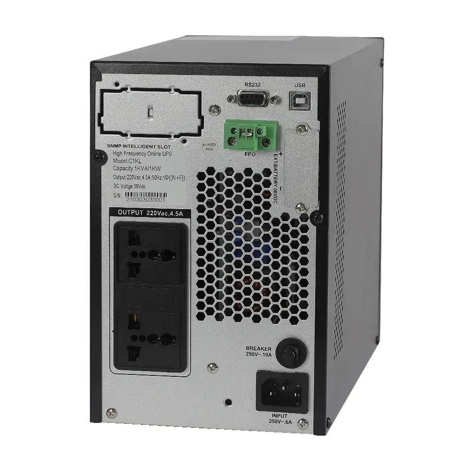 WTHD 1 Kva 1000w 1kw Online Ups 1kva Uninterrupted Power Supply External Battery Ups
