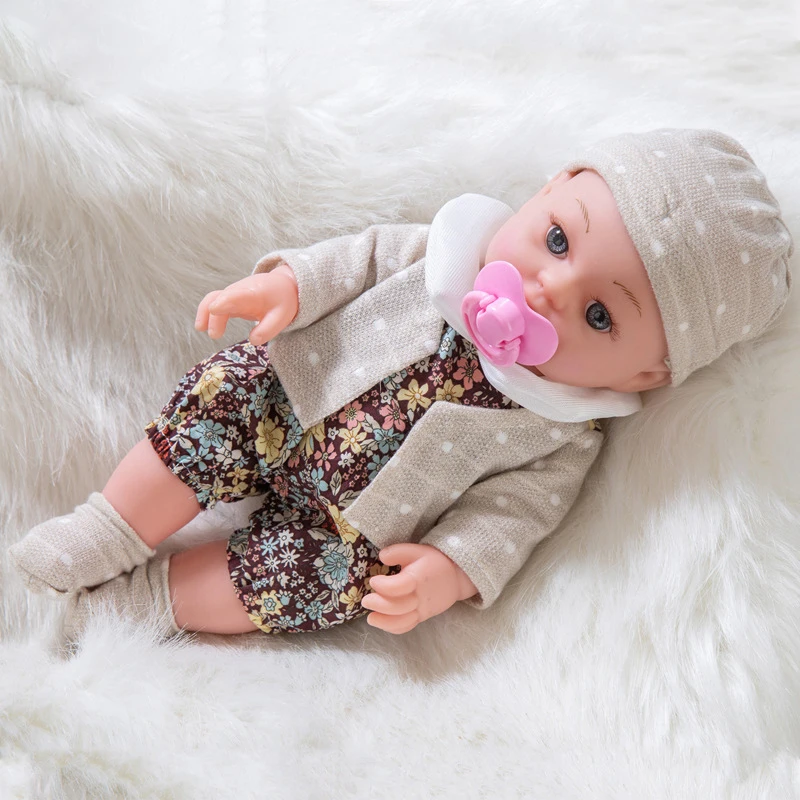 High Quality 30cm Soft Silicone Reborn Baby Doll Newborn Lifelike Bebes Reborn Dolls