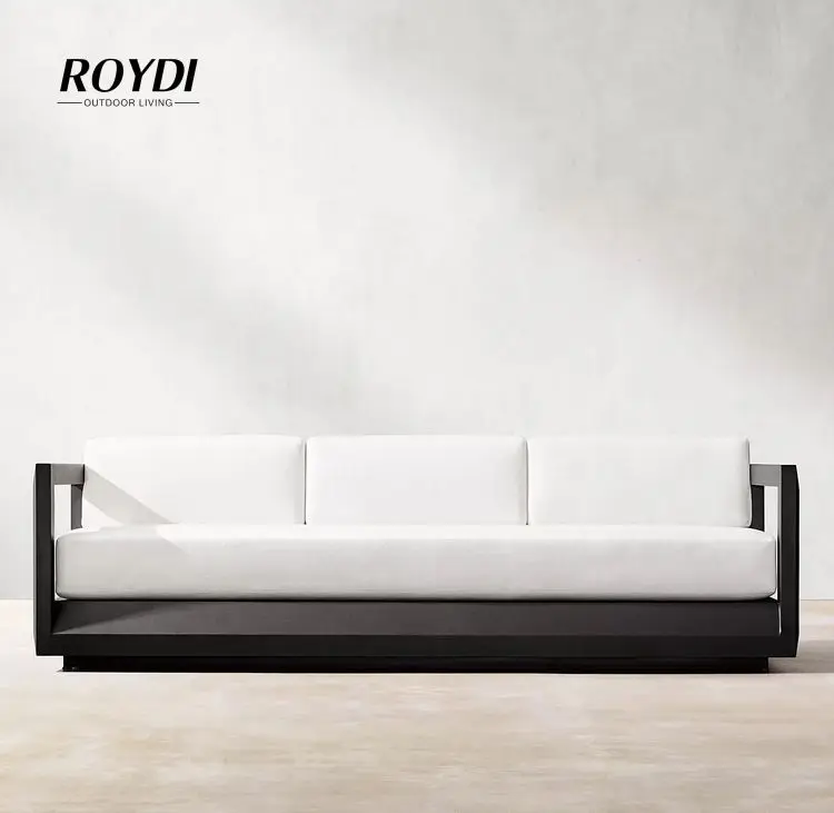Roydi Aluminum Outdoor Garden Furniture Rh Sofa Waterproof Patio Sofa