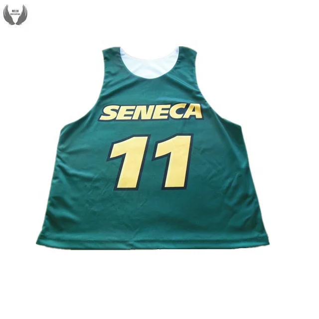Сублимированная Двусторонняя сетка pinnie lacrosse