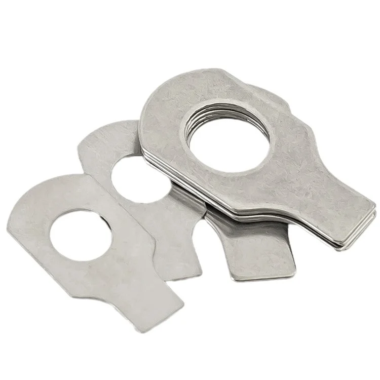 Wholesale good quality Stainless steel DIN93 GB854 sing ear tab lock washers long tab washers