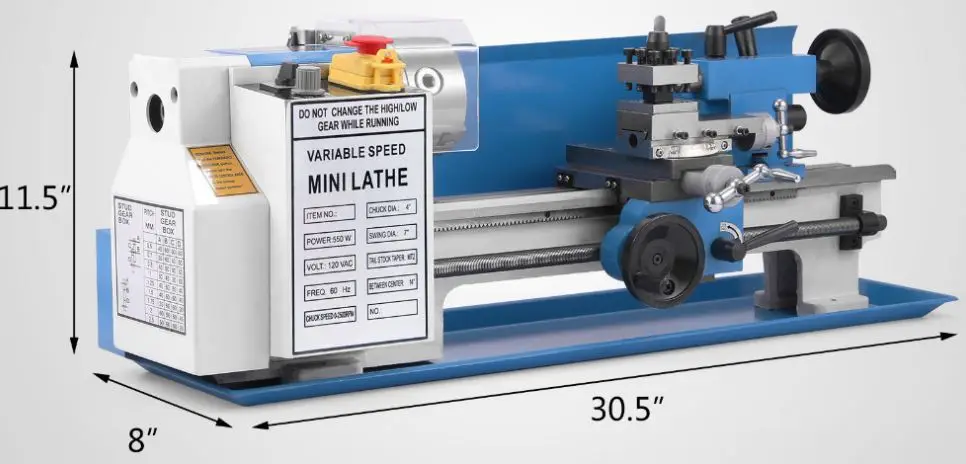 portable small manual mini cnc wood metal lathe milling tools machine price for metal