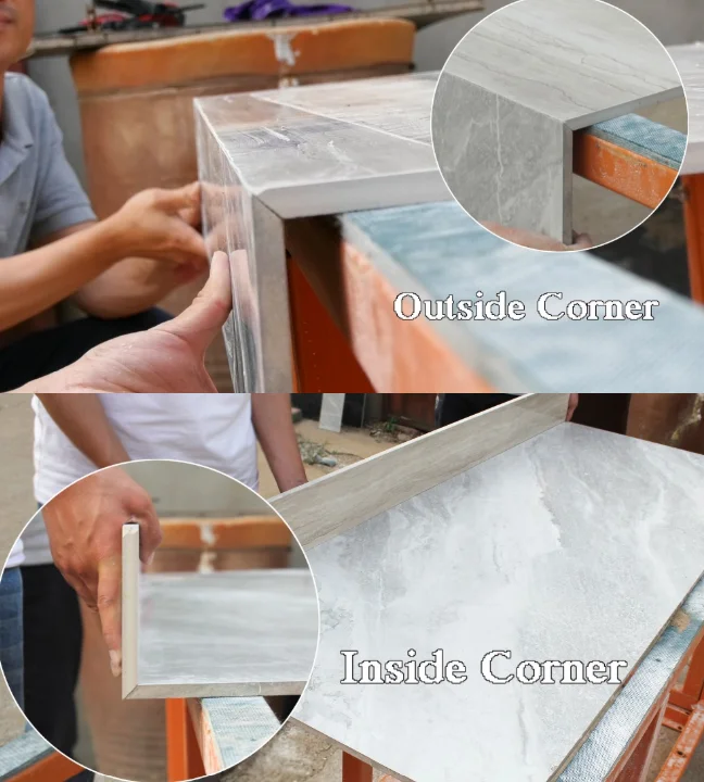 Professional Automatic moving 45 Degree Miter Wet Cutting Machine Rail Saw For Granite Tile Marble Stone Machinery