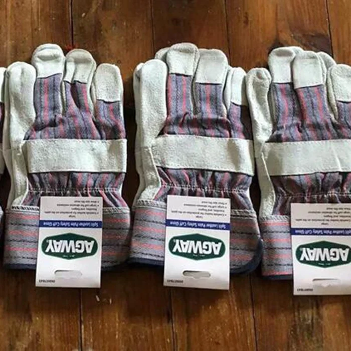 Высокоизоляционные кожаные перчатки для гламурного садоводства свободно движущиеся пальцы Универсальное применение