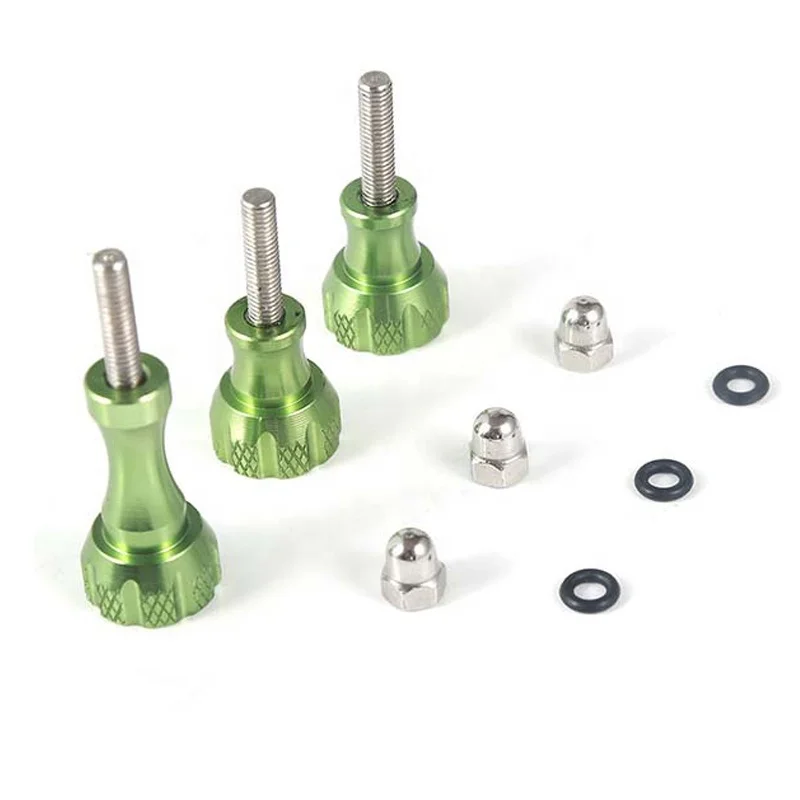 
Aluminum Tool Thumb Knob Bolt Screw Set for GoPro Hero Cameras Aluminum Thumb Knob Bolt Nut Screw Kit for GoPro 