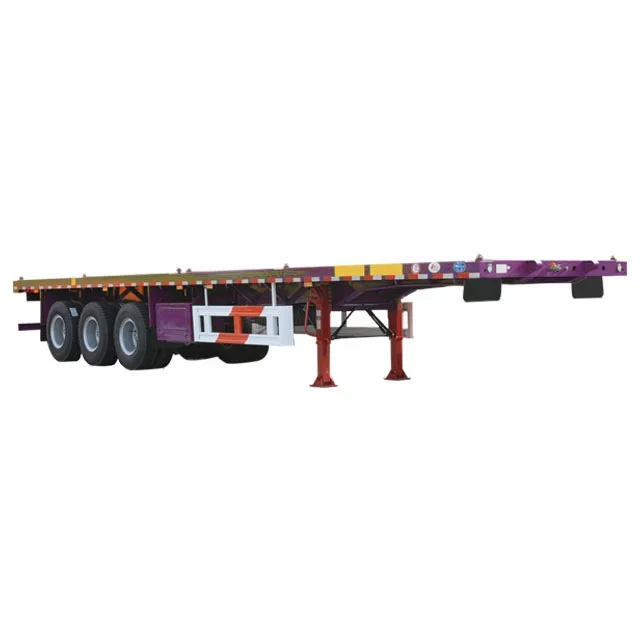 Factory Direct Supply High Quality 20ft 40ft Cargo Transport Semi Trailer For Sale