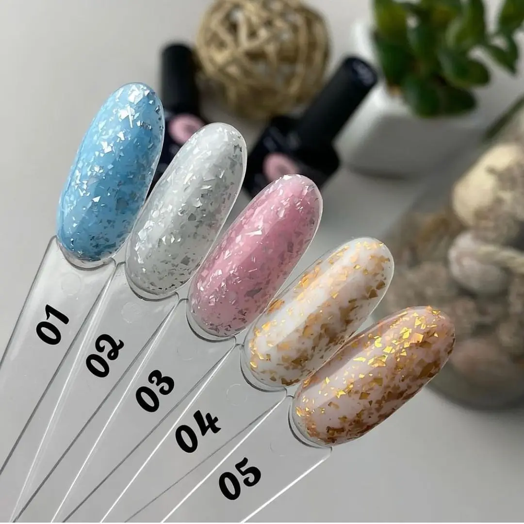 Фирменная этикетка MyBeautyNails лак для ногтей телесного цвета молочного белого розового с фольгой резиновая основа верхний Гель-лак резиновый базовый цвет