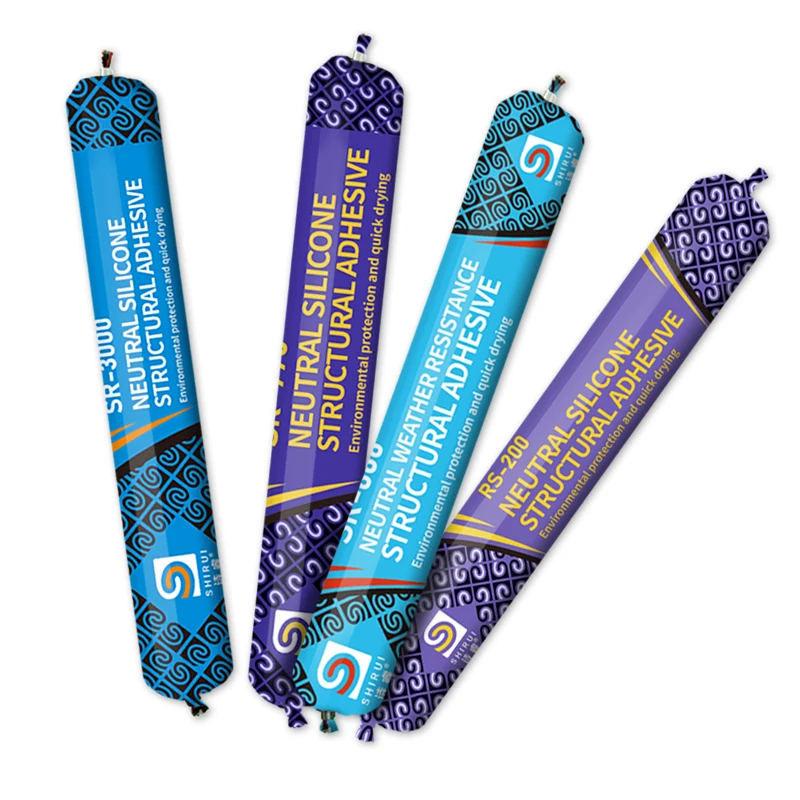 Neutral silicone weather resistant structure adhesive building decoration anti-mildew engineering structure adhesive