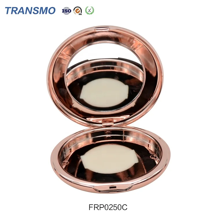 Empty air cushion foundation compact case cream blush container empty mirrored round empty compact case matte