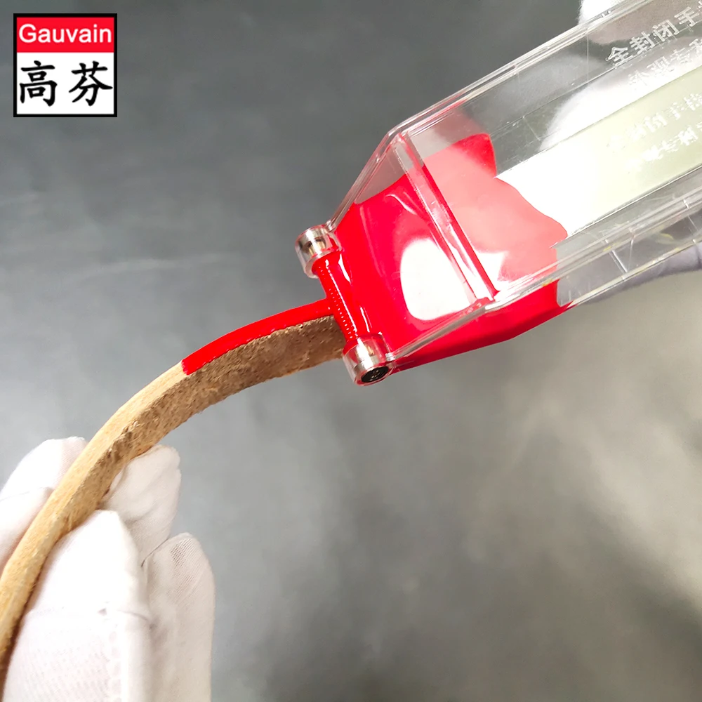 Factory manufacturers bags shoes coating agent color leather edge painting ink water based leather edge paint