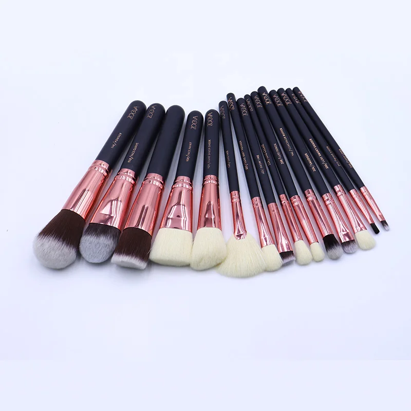 Professional Custom Logo makeup brush set vegan make up kabuki luxury 15pcs fashion gift high quality cosmetic brush set