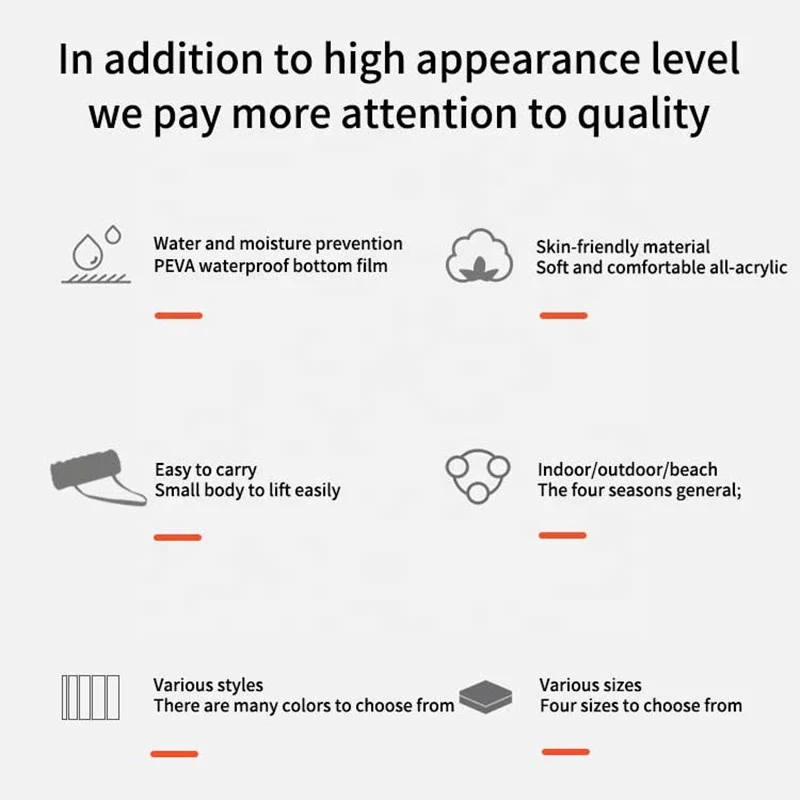 Spot picnic mat wet mat outdoor supplies widened picnic mat wholesale