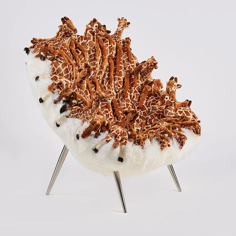 Modern wool sofa master creative doll designer double sofa