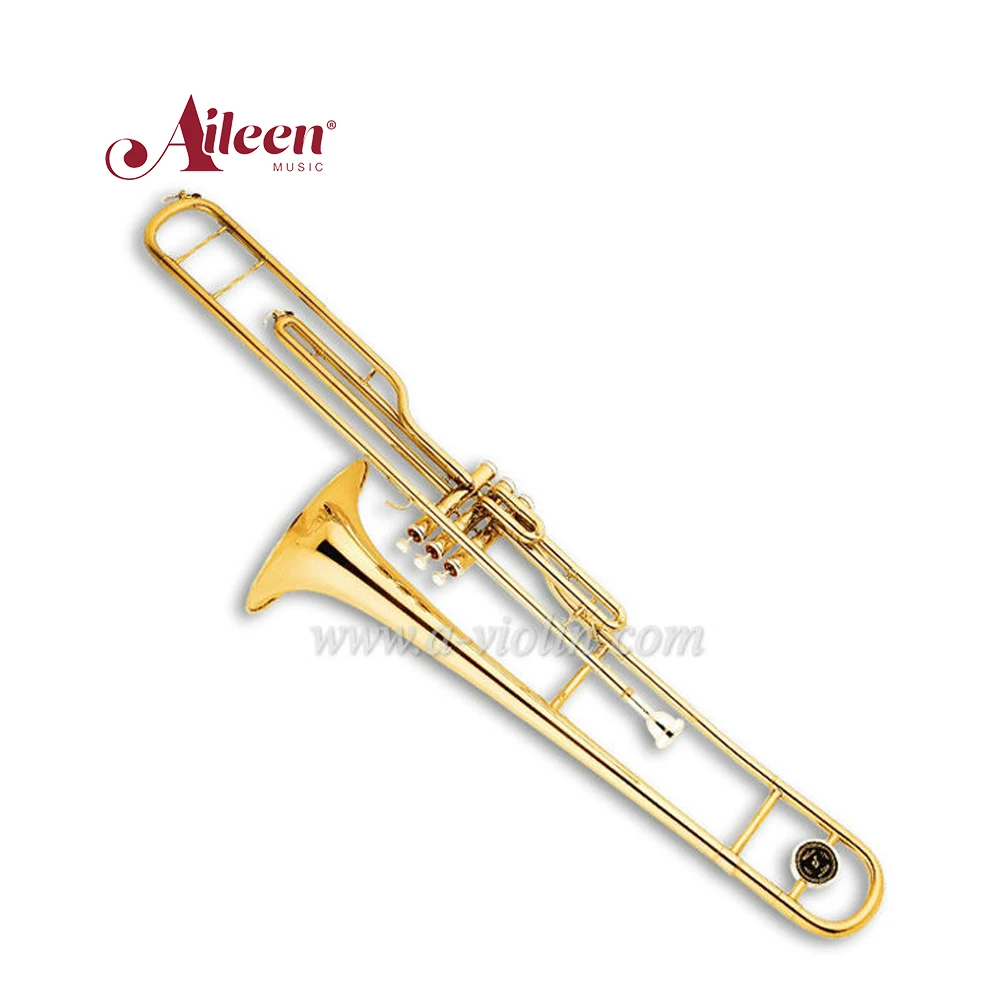 Bb Key Gold Lacquer Alto Trombone With Soft Bag (TB9003G)