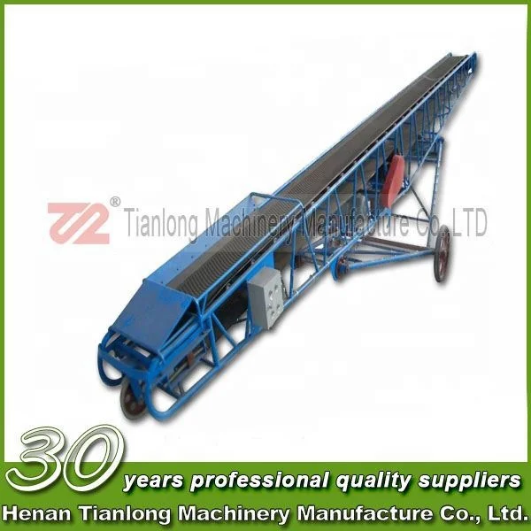 Tianlong High Speed circular rubber belt conveyor for Production Line