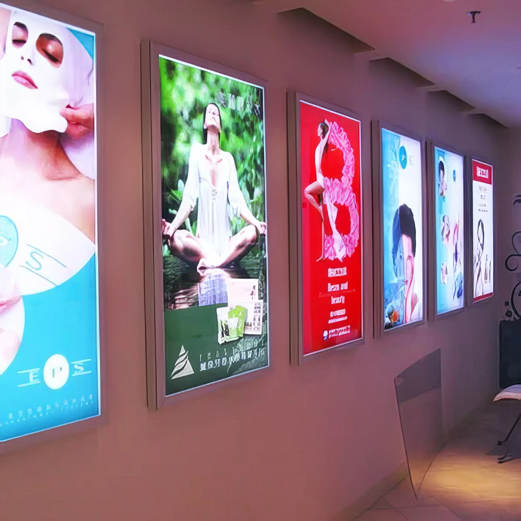 24'x36' Led Light Box Frame Display Wall Custom Lightbox Acrylic Advertisement Ultra Slim