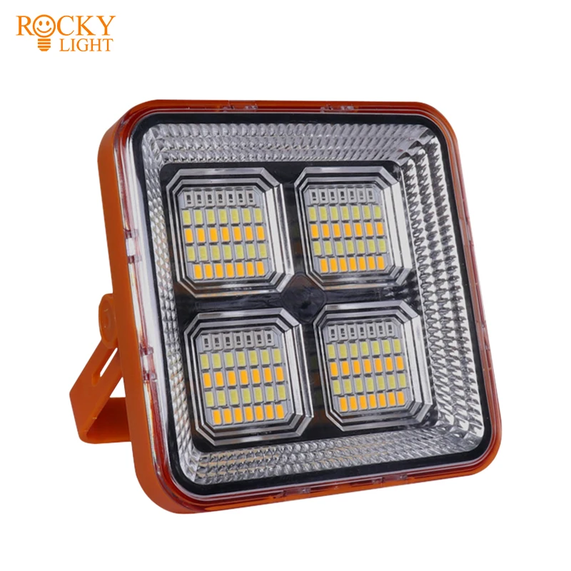 Solar emergency projector light