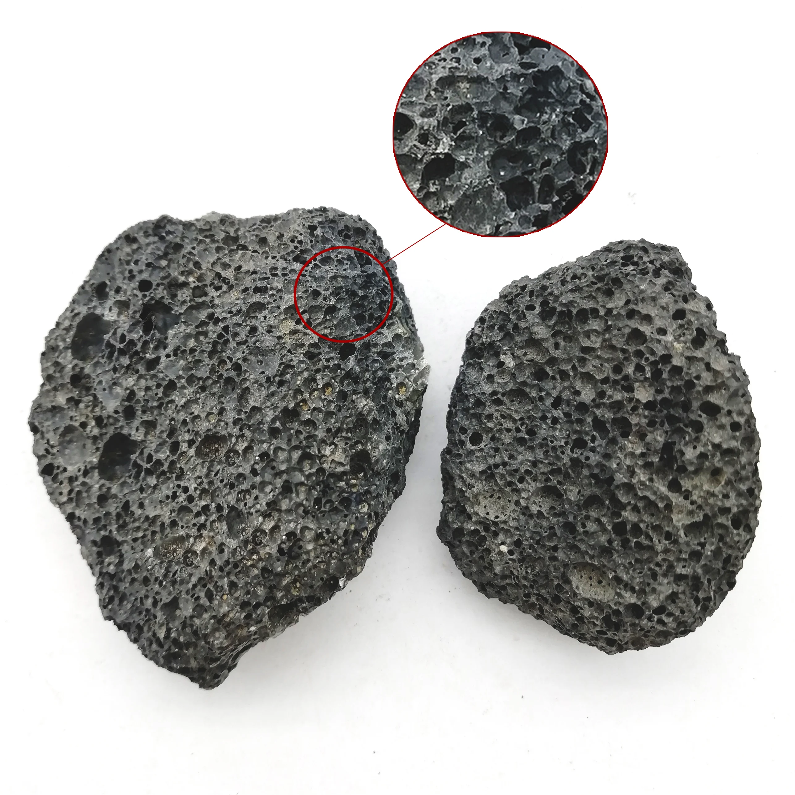 natural lava stone black basalt grill stone