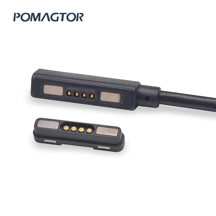 Магнитный разъем 4 Pin USB кабель Мужской Женский 12V полиэтиленовый пакет магнитное притяжение, Китай, магнитный кабель 2A Pa46 Pcb, зарядка pomagtor