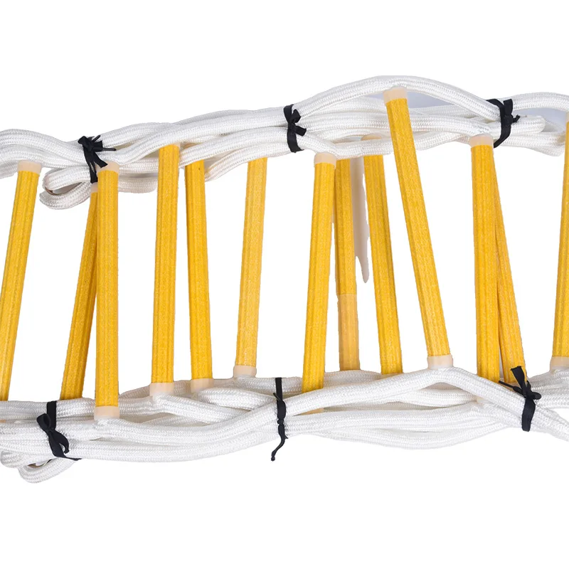 Fire rope ladder rescue training escape rope ladder straight for high-altitude operation rescue ladder