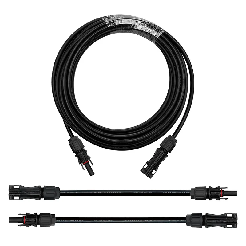 MC4 1-30M 14AWG Solar Panel Extension Cable Wire Solar connector with Female and Male Connector - Set of 2