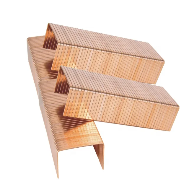 16GA closing staples,silver color copper color 35 series carton staples 3515 3518 3522