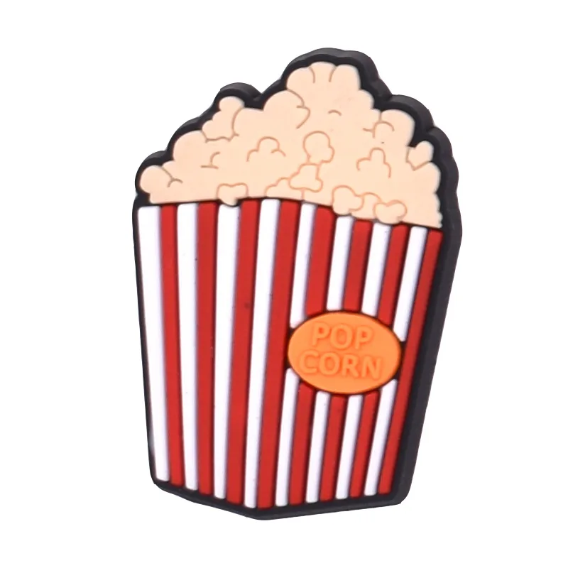 New Design Snacks Clog Charms Potato Chips Snack wafer biscuits Shoe Clog Charms for Kids Clog Shoe Decorations Wholesale
